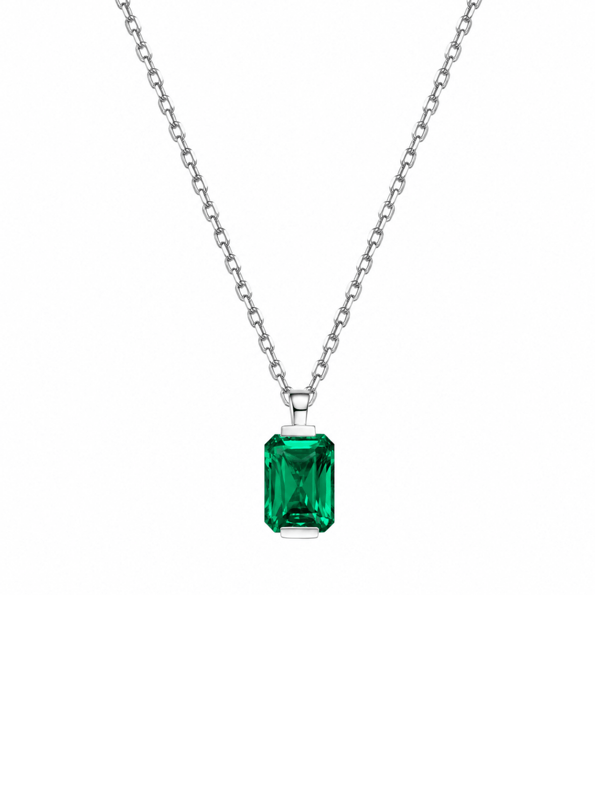 MAREA Radiant-Cut Lab-Grown Gemstone Necklace