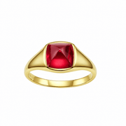 Ring with hand-set setting detail view showcasing the jewelry design and finish